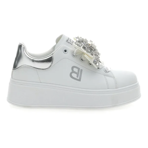 Sneaker Bianche Con Fiocco Laura Biagiotti 8929