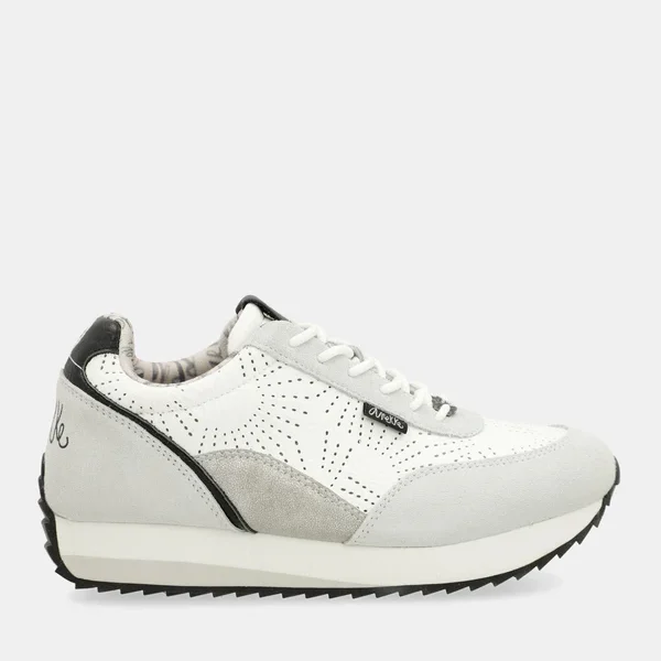 Sneakers a Pois Bianchi
