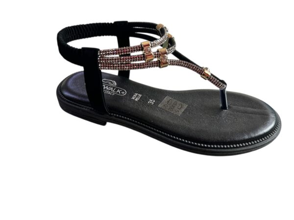 Easywalk Sandalo infradito Nero Donna