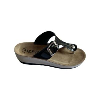 Ciabatta infradito Fly Flot nera