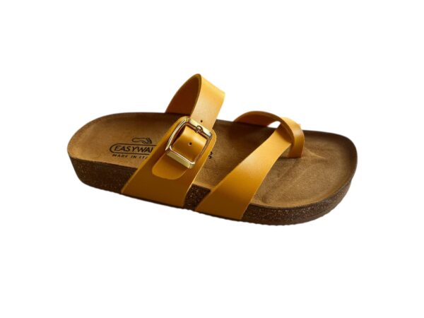 Ciabatta infradito stile birkenstock colore Ocra