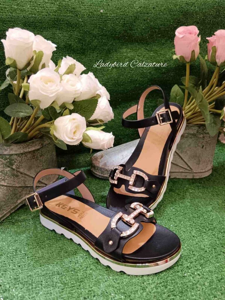 sandali keys nero