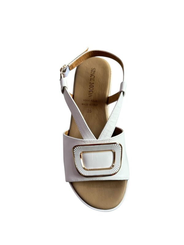 Sandalo linea comfort bianco - immagine 3