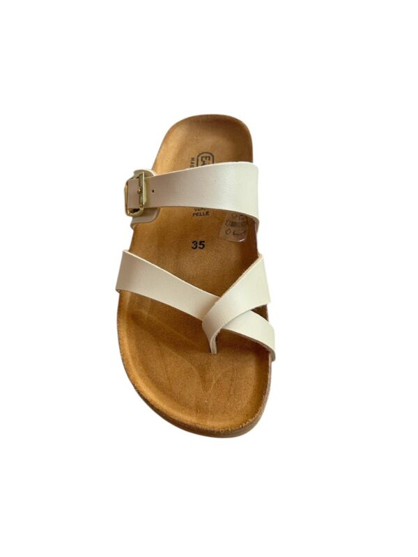 Ciabatta infradito stile birkenstock colore Beige - immagine 3