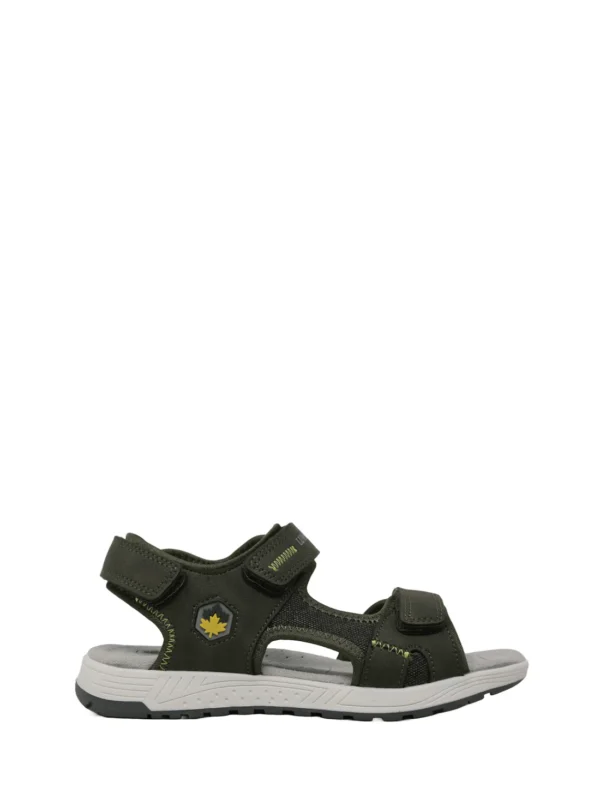 Sandali Con Strappi Army Green