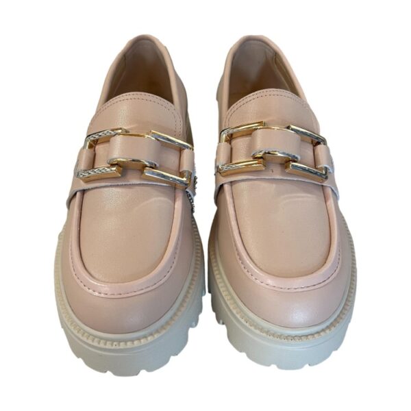 Mocassino Donna Con Accessorio Nude - immagine 2