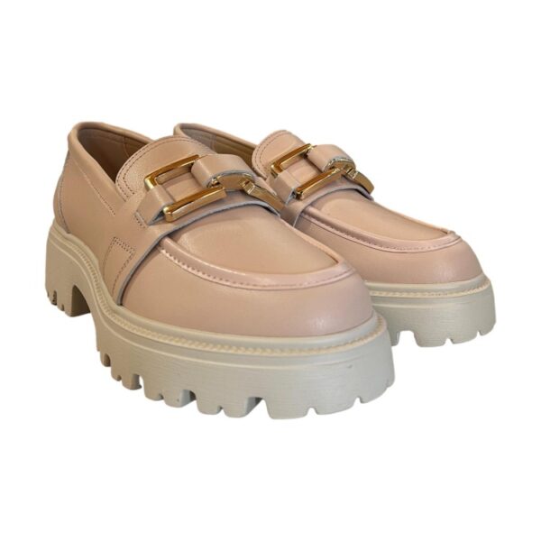 Mocassino Donna Con Accessorio Nude