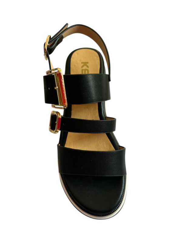 Sandalo Keys con tomaia in ecopelle nero - immagine 2