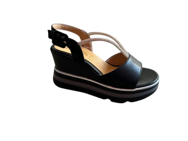 Sandalo Keys nero donna