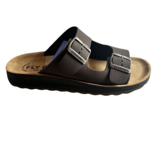 Ciabatta Fly Flot Uomo stile Birkenstock colore Testa di Moro