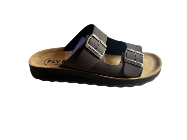 Ciabatta Fly Flot Uomo stile Birkenstock colore Testa di Moro