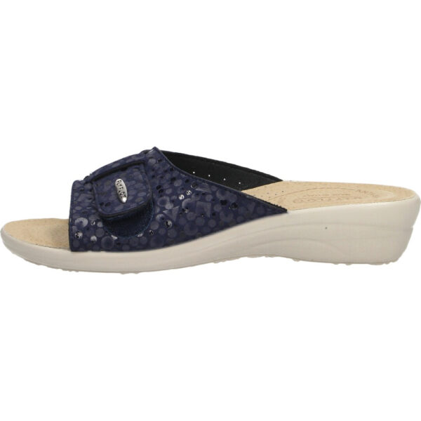 SCARPA DONNA CIABATTA BLU