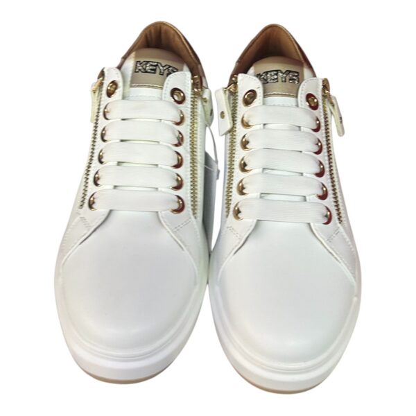 Sneackers colore white/platino - immagine 3