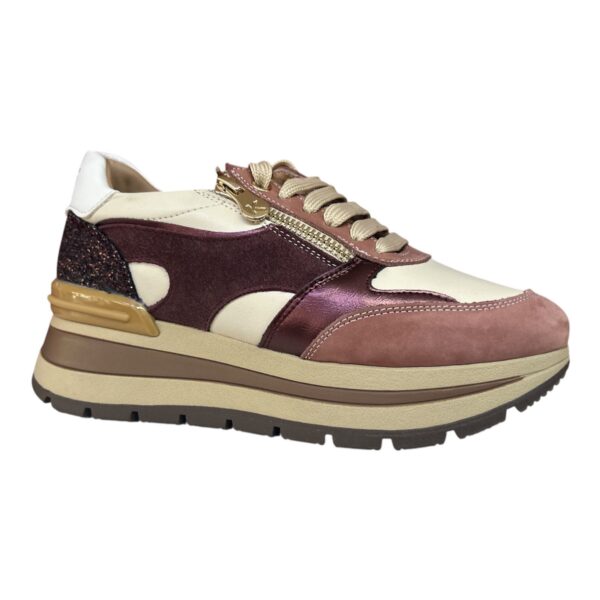 Sneackers Keys colore  cameo/crema/white