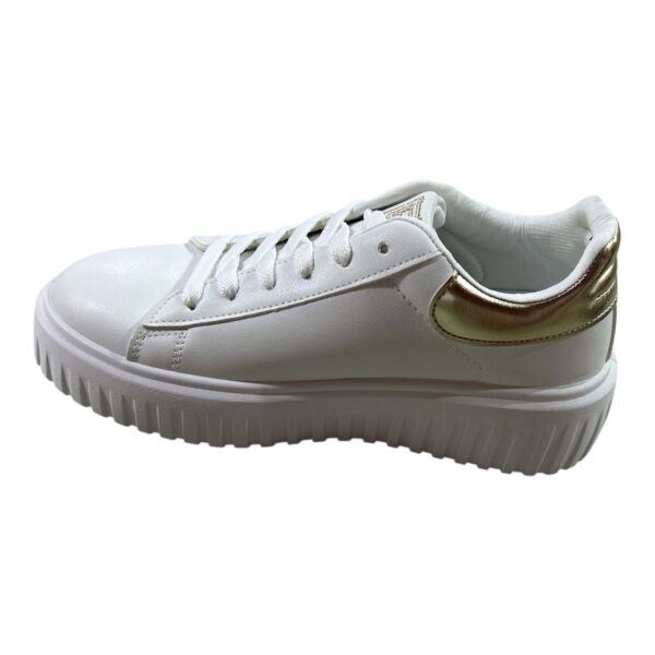 Sneakers Laura Biagiotti white /gold - immagine 2