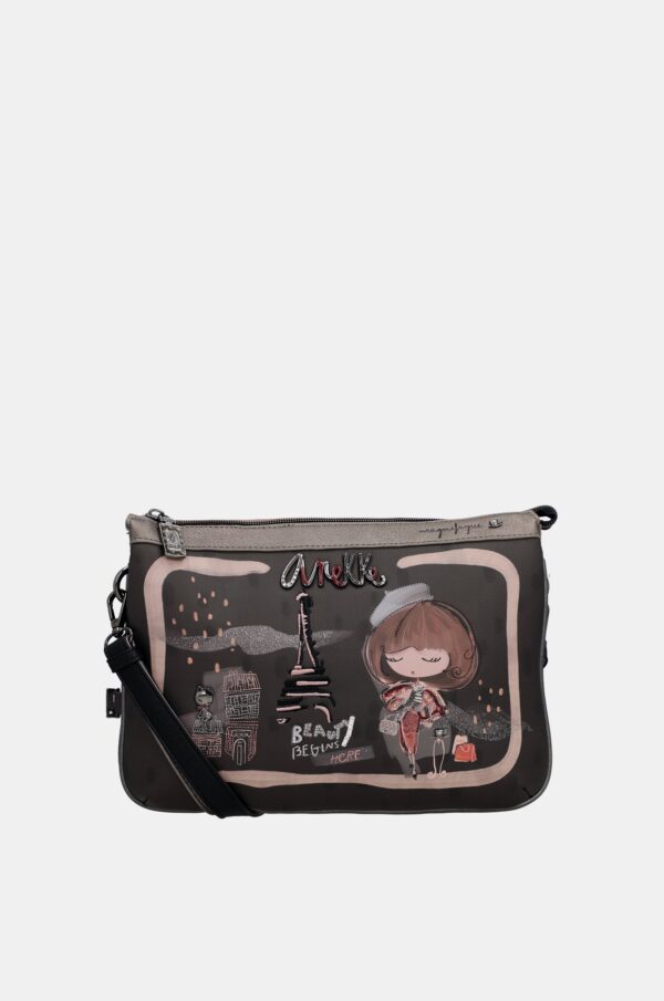 Borsa manico corto e tracolla Mademoiselle