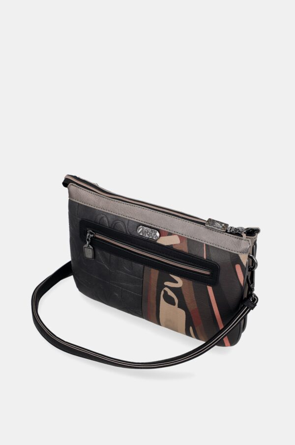 Borsa manico corto e tracolla Mademoiselle - immagine 4