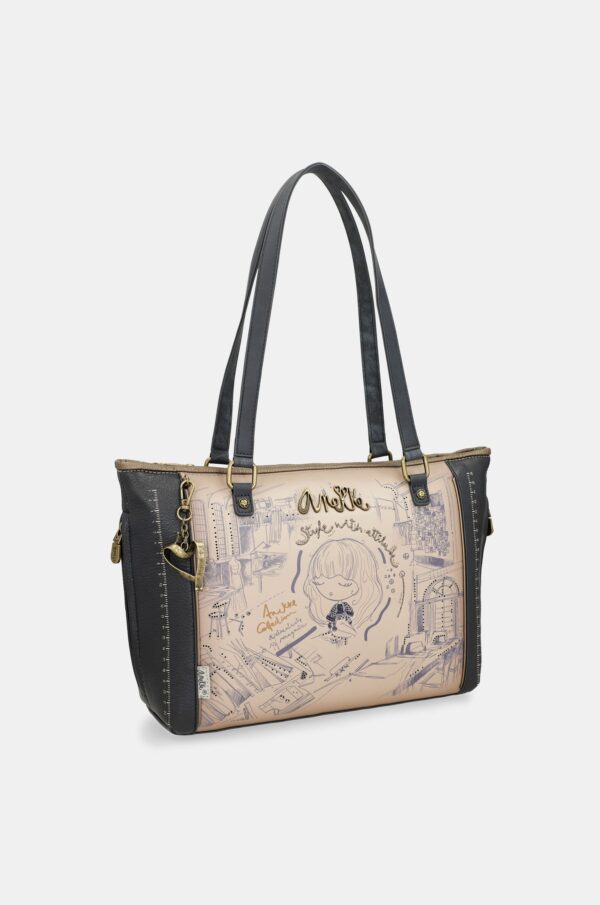 Borsa shopper con tracolla Studio - immagine 9