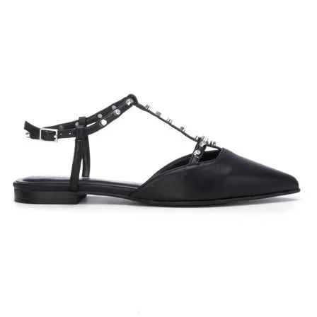 Ballerina slingback donna Refresh Nero